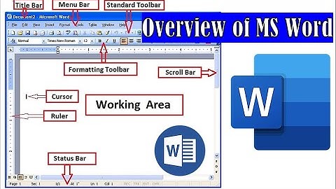 Introductions to Menu bar | MS word Menus, toolbars, Menubar | How to use MS Word