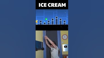 Geometry Dash: Ice Cream 😳 #shorts