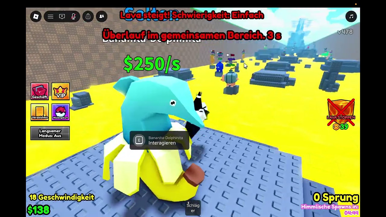 ÜBERLEBE DIE LAVA FÜR BRAINROTS PT1 (ROBLOX)