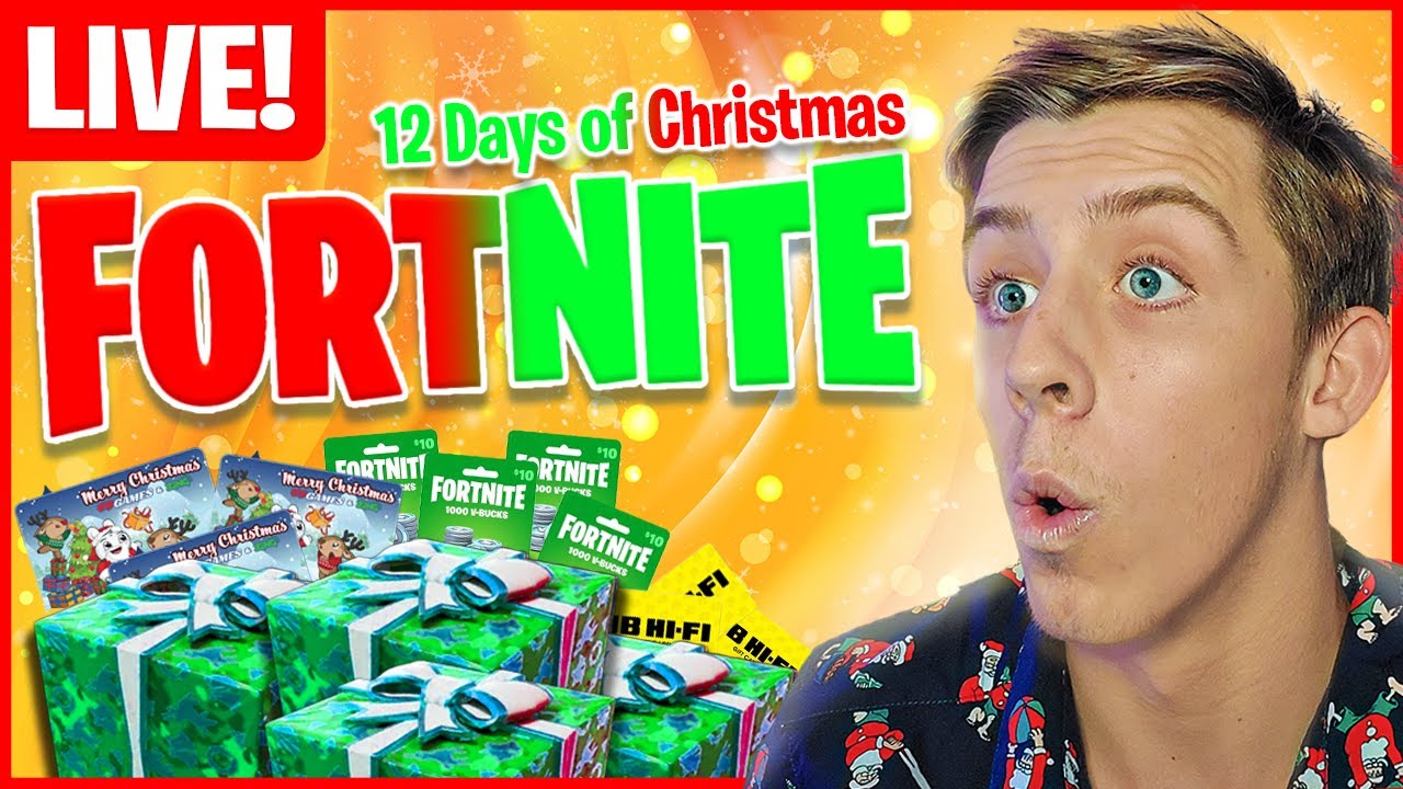 🔴12 DAYS OF CHRISTMAS GIVE AWAYS🎄(FORTNITE LIVE OCE) Day 2 !socials