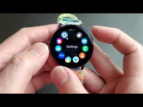 Galaxy Active 2 Watch Settings and Options