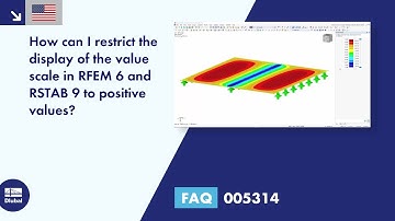 FAQ 005314 | How can I restrict the display of the value scale in RFEM 6 and RSTAB 9 to positive ...