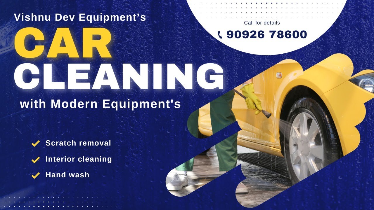 Car Cleaning Service பொருட்களை வாங்க ஒரு சிறந்த இடம் Vishnu Dev Equipment's || 