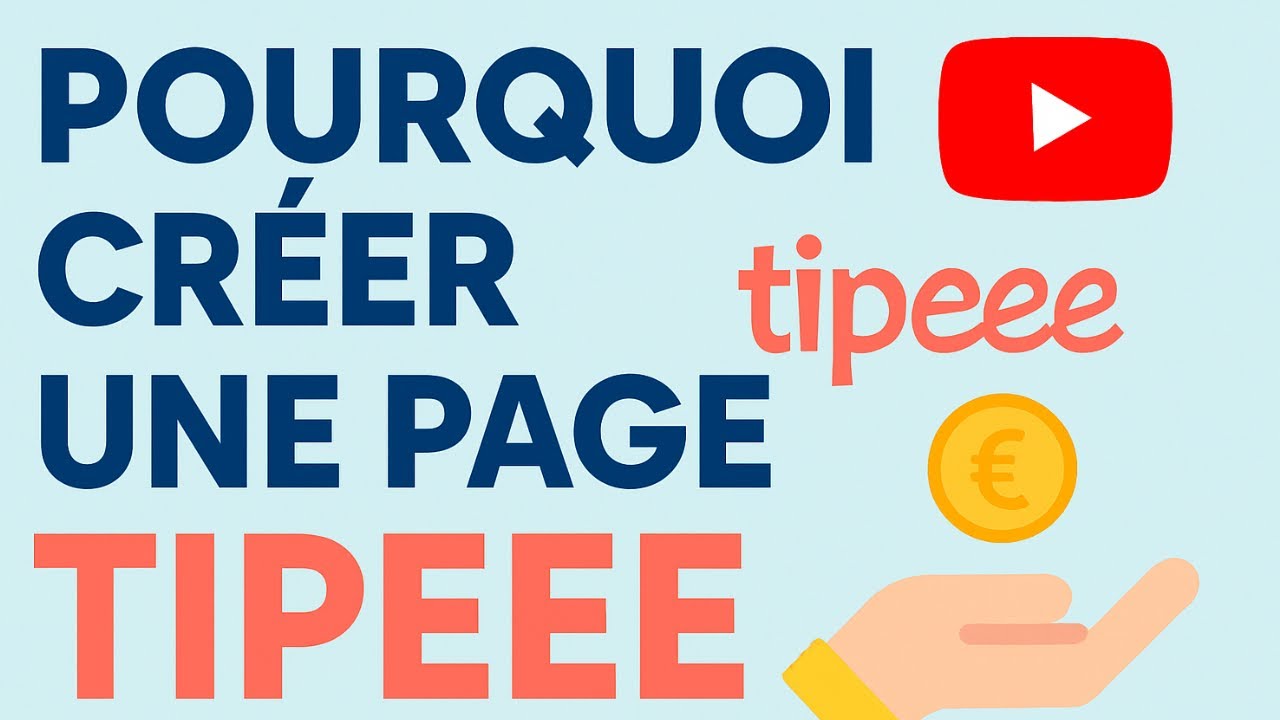 Créer une page Tipeee (et pourquoi le faire) - YouTube
