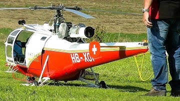 BEST of Swiss RC: 24 LARGE SCALE Model Helicopters Airborne @ R/C Heli Meet Loorholz 2024