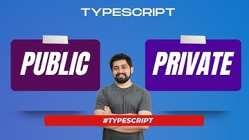 Private Public in Typescript