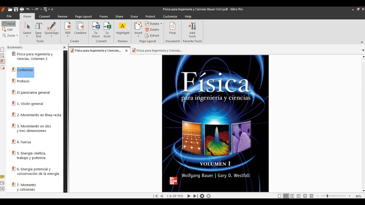 Física para Ingeniería y Ciencias. Wolfgang Bauer. Vol. I y II. 1 Ed