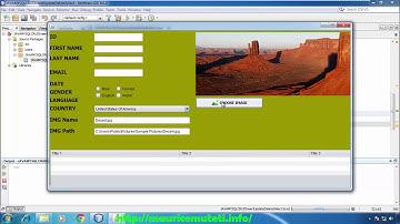 17. JAVA And MySQL (CRUD) Project - GUI - How To Display Image On JLabel