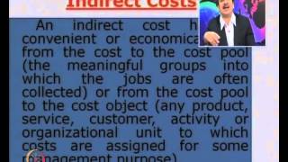 Mod-09 Lec-20 Accounting for Costs