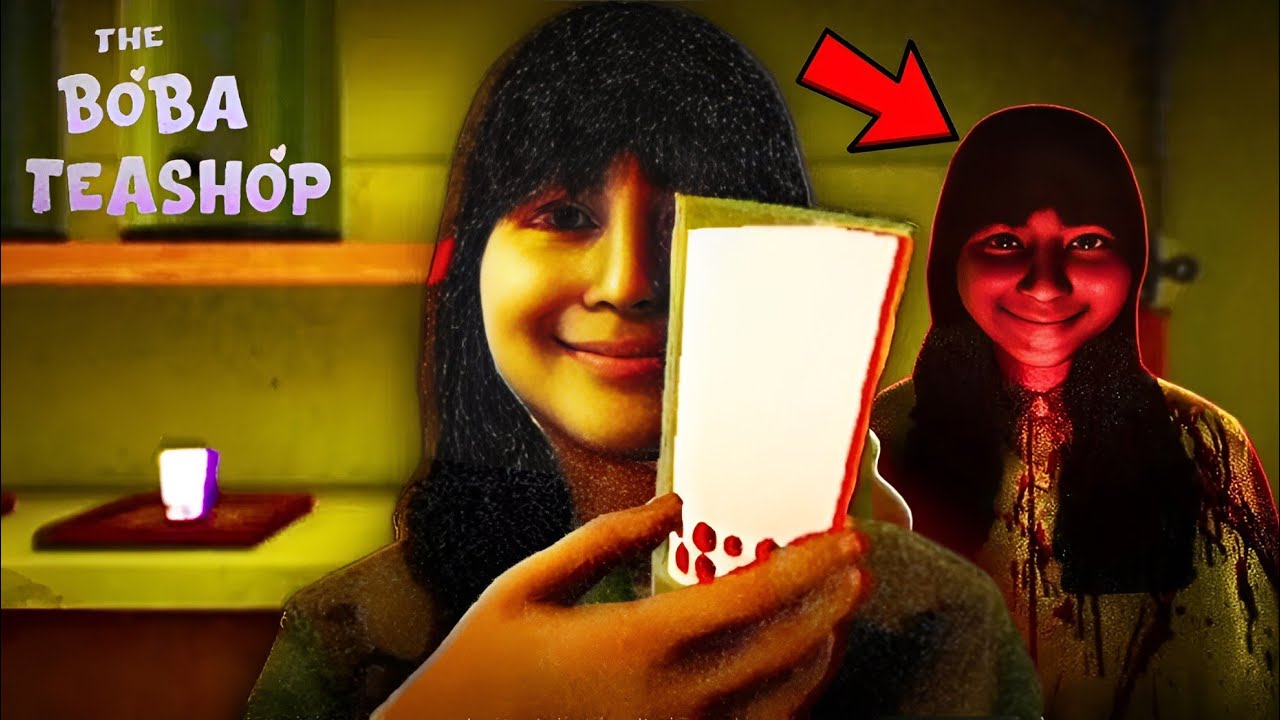 Scariest Café Ever... I Shouldn't Have Entered!| THE BOBA TEASHOP 😱 ...