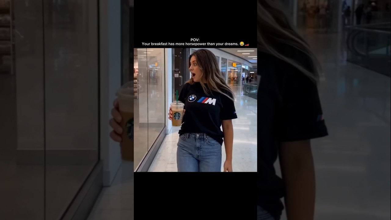 POV: Your breakfast has more horsepower than your dreams.😂🏎️#bmw #bmwcar #shorts #viral