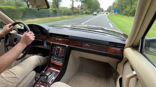 Mercedes Benz W116 450 SEL 6.9 - Driving Video - Oldenzaal Classics