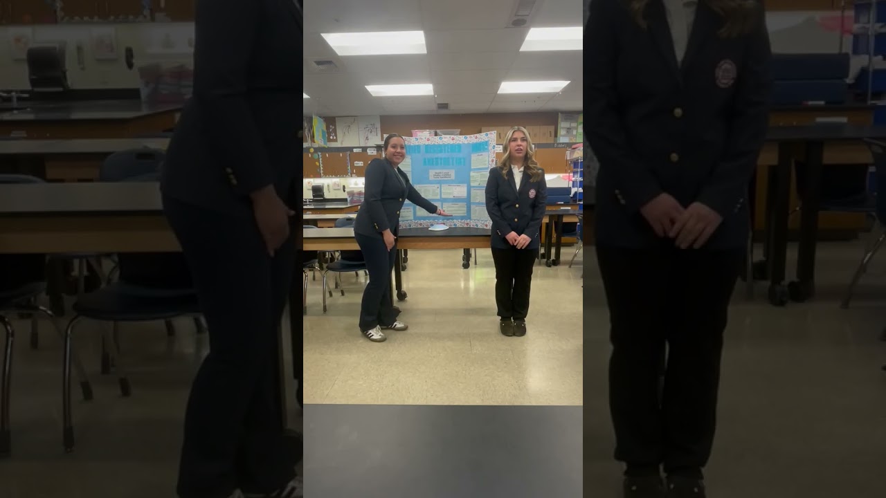 Maybee, Miley and Diaz, Anjalena Health Career Display CRNA Selah High School