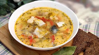 Быстрый, простой, легкий и вкусный рыбный суп за 40 минут. /Easy, delicious fish soup in 40 minutes.