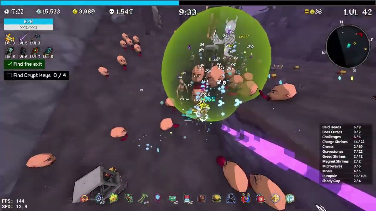 The Inmortal Ninja Megabonk (Old) World Record 13M Kills