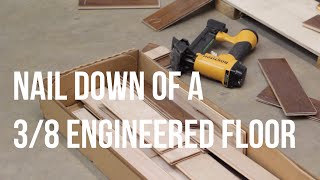 How to Nail Down an Engineered Wood Floor- ReallyCheapFloors.com Install Series