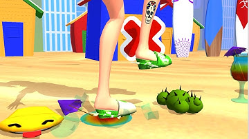 TIPPY TOES 👣🍔🐾  Walkthrough All Levels Gameplay