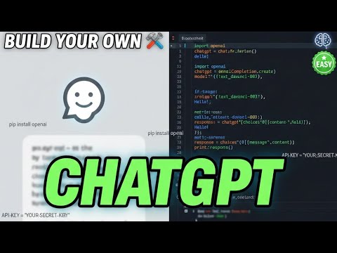 How To Make ChatGPT Clone Using Python | Beginners Tutorial #pythonforbeginners 