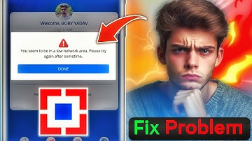 you seem to be in a low network area please try again after sometime, HDFC app login problem