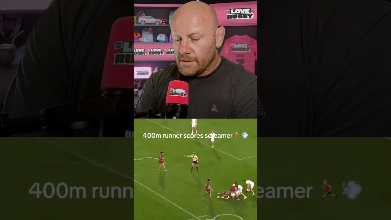 400m runner scores a screamer 🏃♂️🏉 #rugby #sevens #ultimatesevens