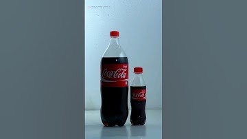 Coca-Cola Small Explosion #satisfying #asmr #macro #closeup #slowmotion #cocacola