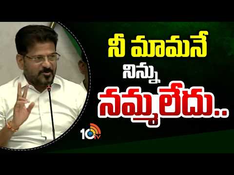 CM Revanth Reddy Fires On Harish Rao | నీ మామనే నిన్ను నమ్మలేదు.. | 10TV - 10TVNEWSTELUGU