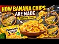 "How Millions of Banana Chips Are Made Every Day! 🍌 Factory Tour"