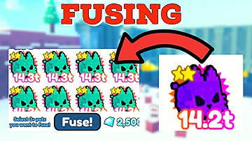 BEST Fusing Techniques Pet Simulator X- Roblox
