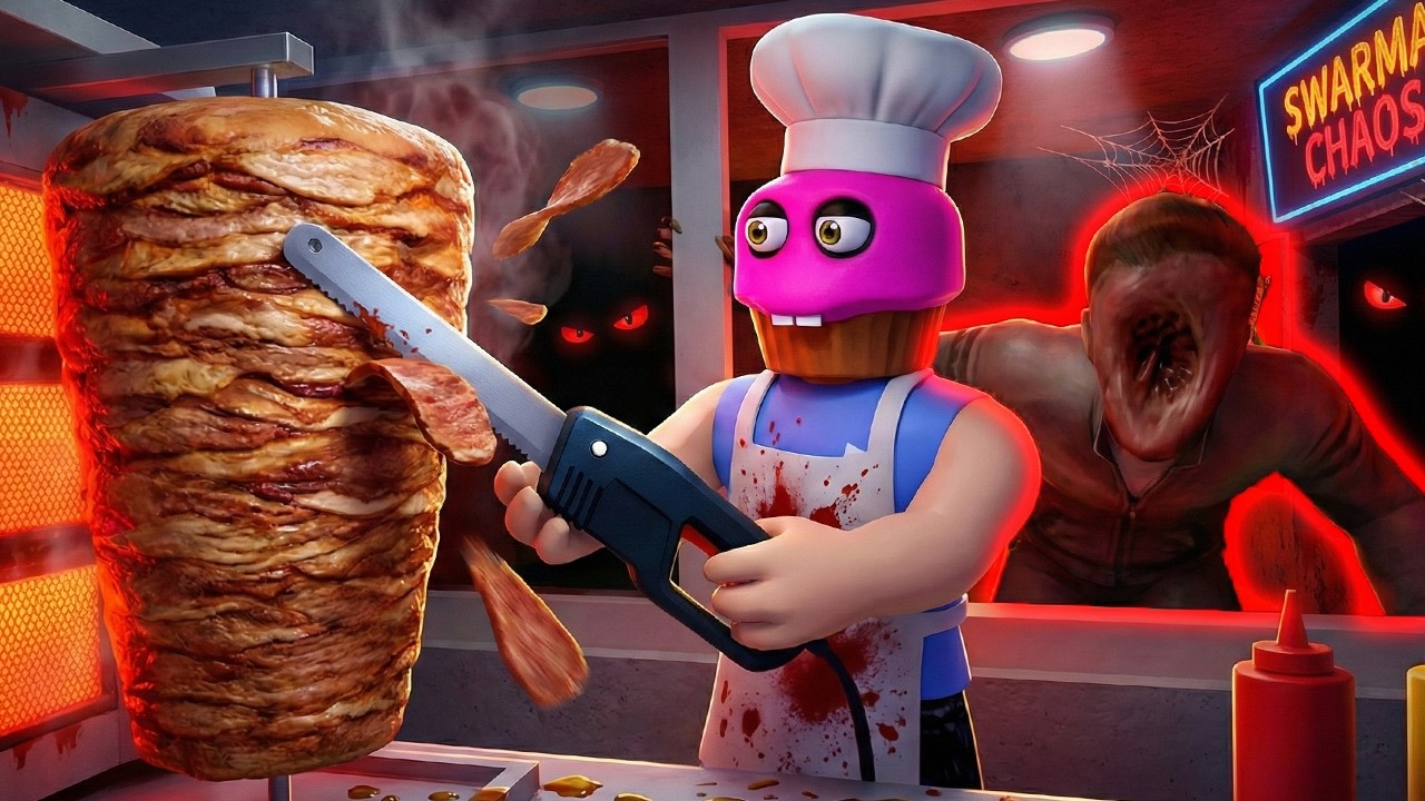 ΘΕΛΕΙ ΝΑ ΦΑΕΙ ΤΟ ΣΟΥΒΛΑΚΙ ΜΟΥ! (Scary Shawarma Kiosk)