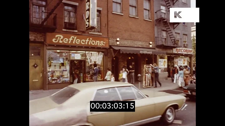 1970s Bleecker St and 6th Avenue, Gritty New York, 4K