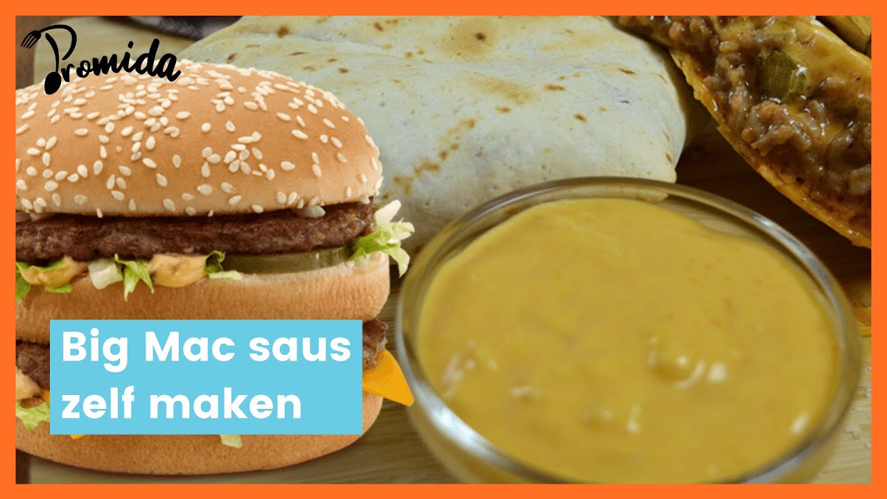 Snack Recept: Big Mac Saus Zelf Maken - Youtube