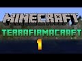 Minecraft TerraFirmaCraft Ep1: Getting Started