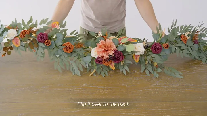 Product tutorial: how to arrange flower garland after shipping