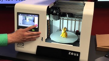 Zeus 3D Printer unboxing and print