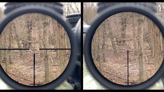 Trijicon TR25 Accupoint, Green German #4 and Red Triangle Post models, 6x view @ 100 yards.