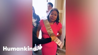 This mom's special 50th birthday reveal left her in shock | Humankind #goodnews by Humankind 1,044 views 1 month ago 2 minutes, 17 seconds