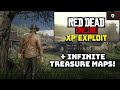 INFINITE XP + TREASURE MAPS GLITCH! RDR2 ONLINE - RED DEAD ONLINE - RED DEAD REDEMPTION 2 ONLINE