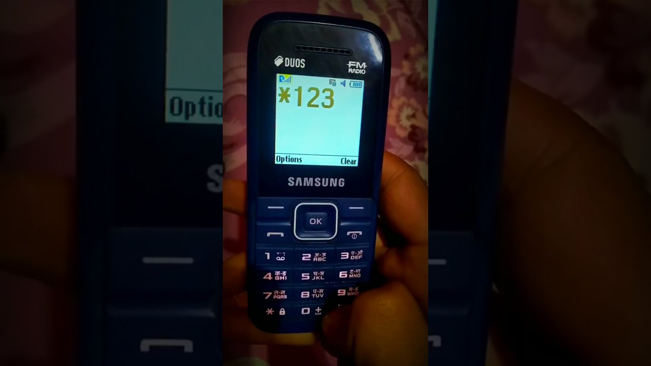 Playing Free Fire In Samsung Guru Garena Button Mobile 