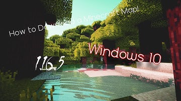How to Download a Minecraft Map In 2021! | WINDOWS 10