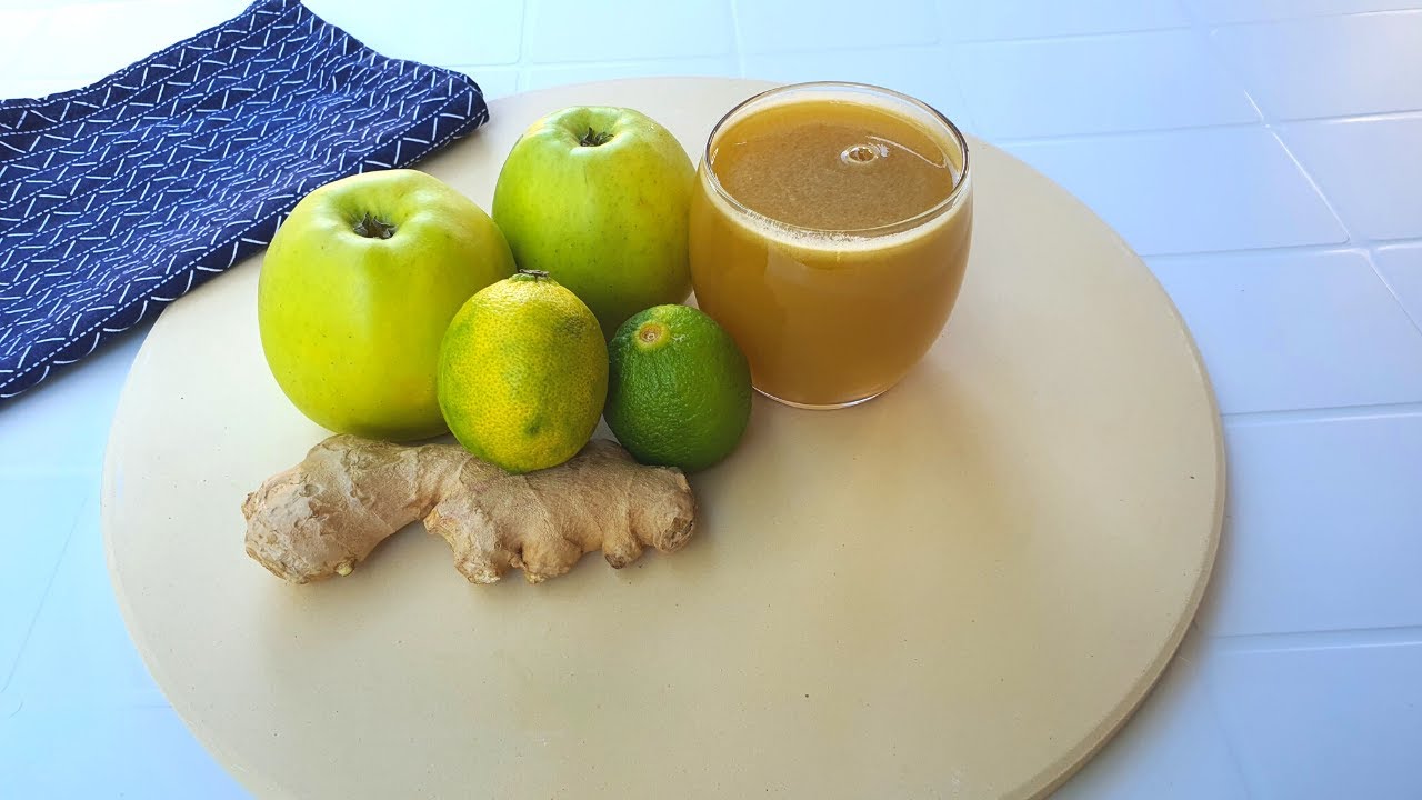 How To Make a Delicious Apple, Lime and Ginger WeIghtloss Drink