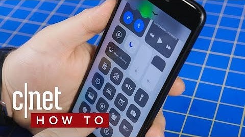 How to customize Control Center in iOS 11 (CNET How To)