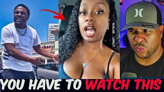 Passport Drizzle Man Slams Car Door on Entitled Thick Woman For Trying to Bully him | Anthony spade