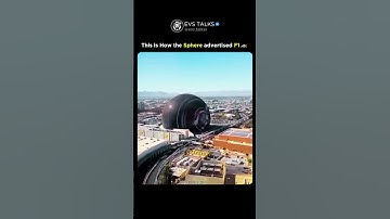 This Is How The Vegas Sphere Advertises F1! 😳🏎️🌐 | Insane 3D Display!