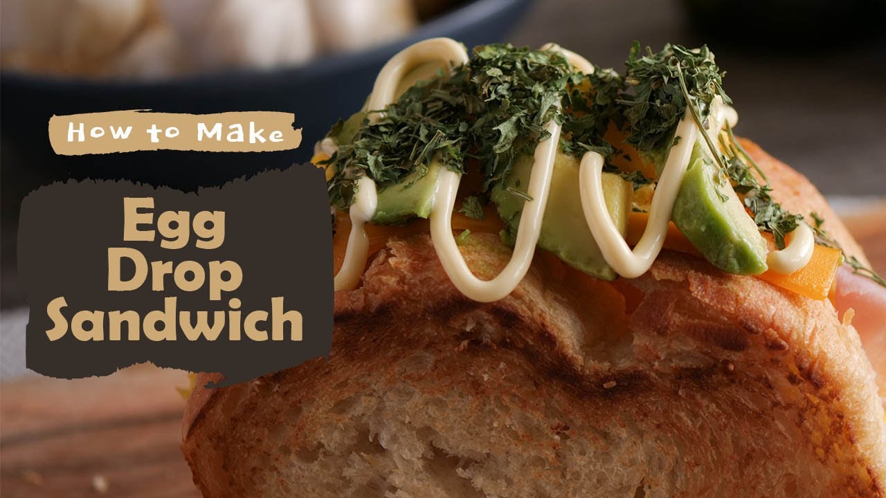Egg Drop Sandwich Recipe (에그 드롭 샌드위치) From the Popular Korean