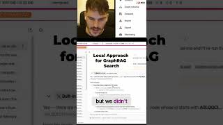 Local Approach for GraphRAG Search
