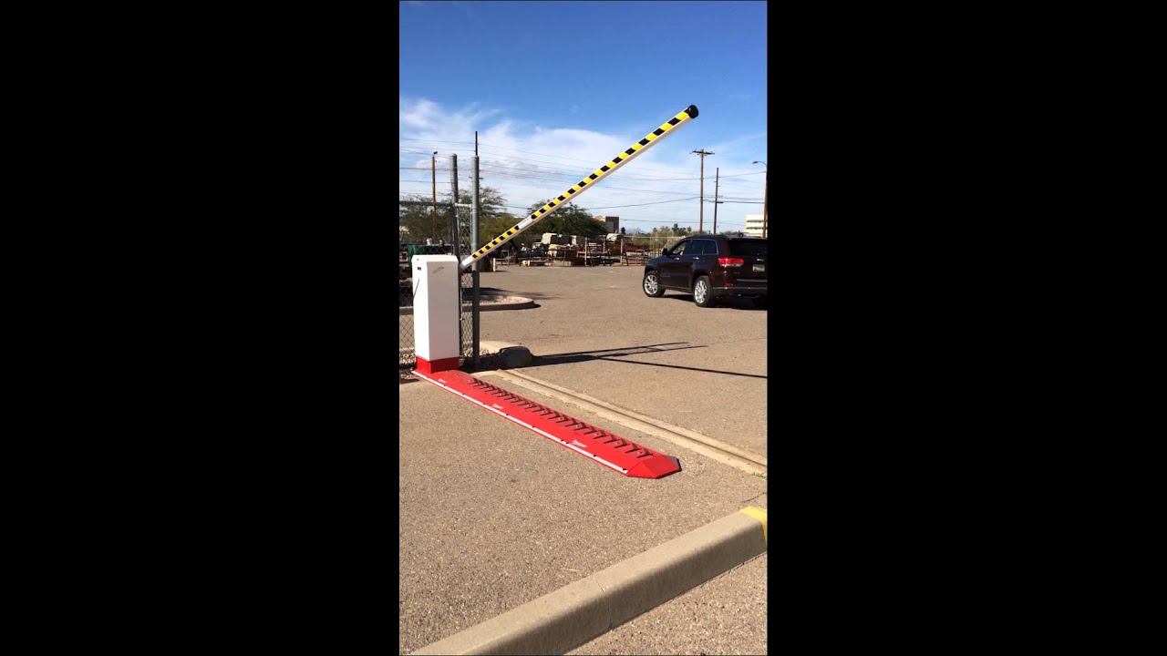 PROTECTOR Motorized Traffic Spike System12ft YouTube