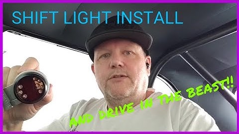 SHIFT LIGHT INSTALL!