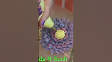 Large purple 🌸 flower, piping cold process soap  #shortsvideo #shortsfeed #soapmaking