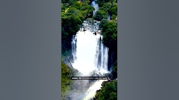 2 Waterfalls of South America: Giants AI #facts #motivation #nature #river #wildlife #ai #motivatio