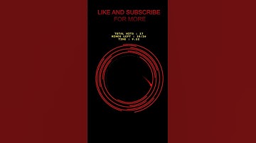 Watch the ball bounce perfectly in rings! #Simulation #Physics #Bounce